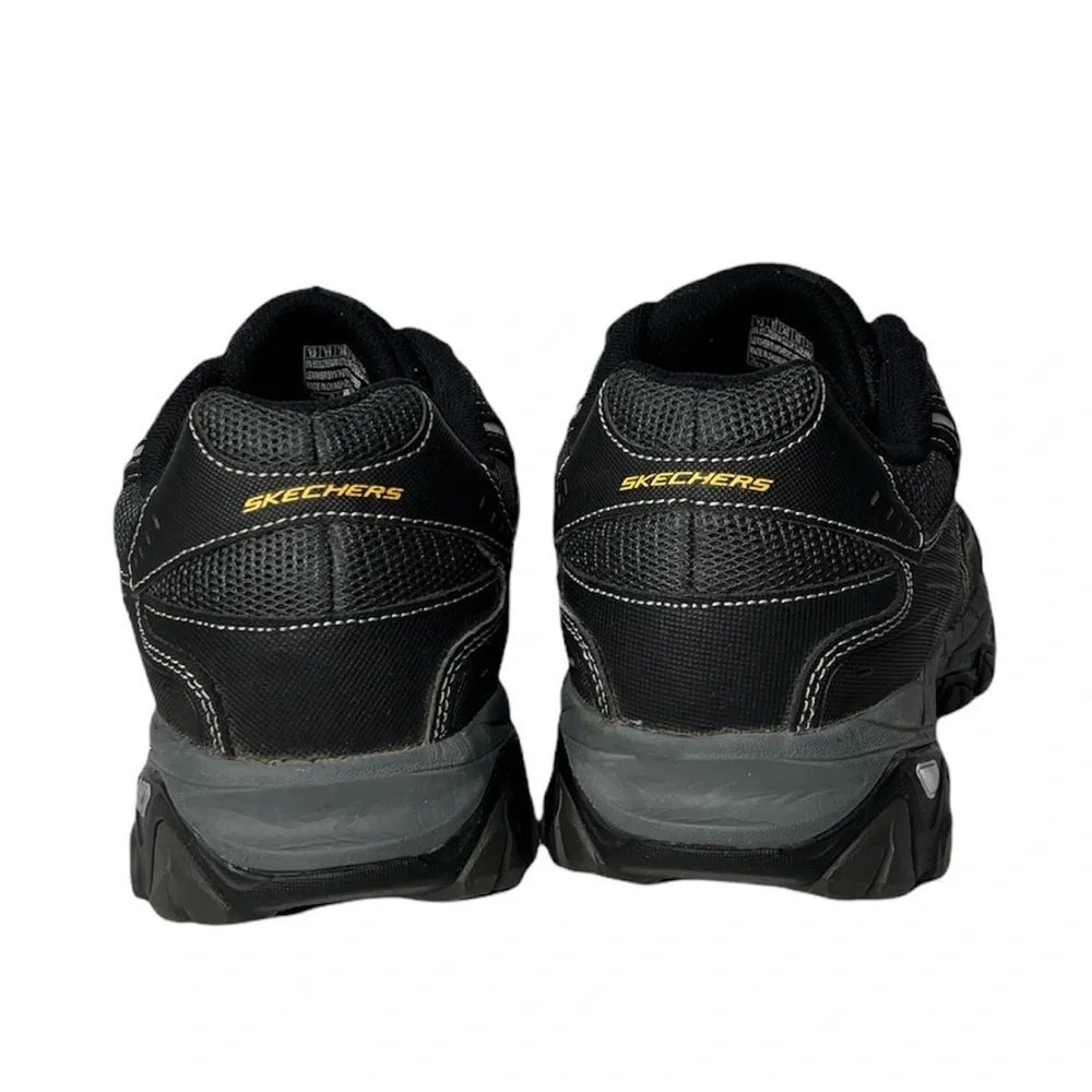 Skechers Men's 12 After Burn Memory Fit 50125EWW Black Running Shoes Sneakers - Picture 8 of 10